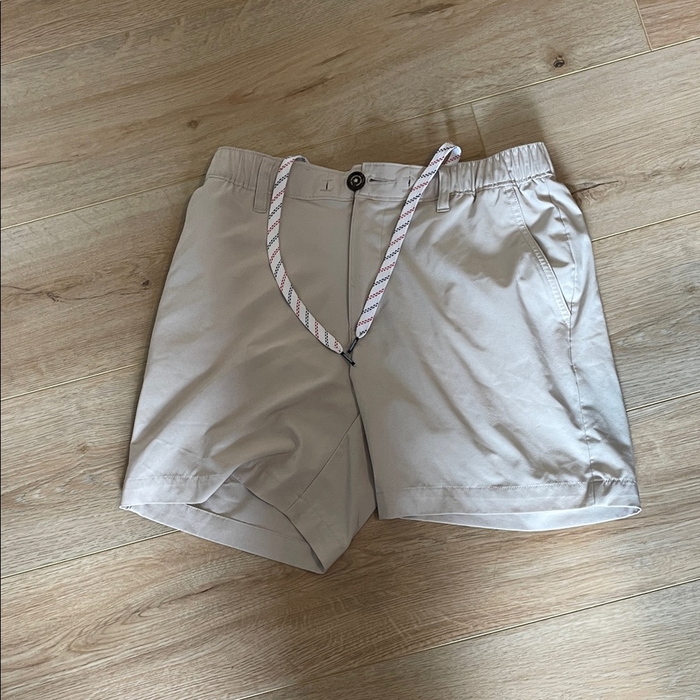 Chubbies Light Tan Flat Front Shorts